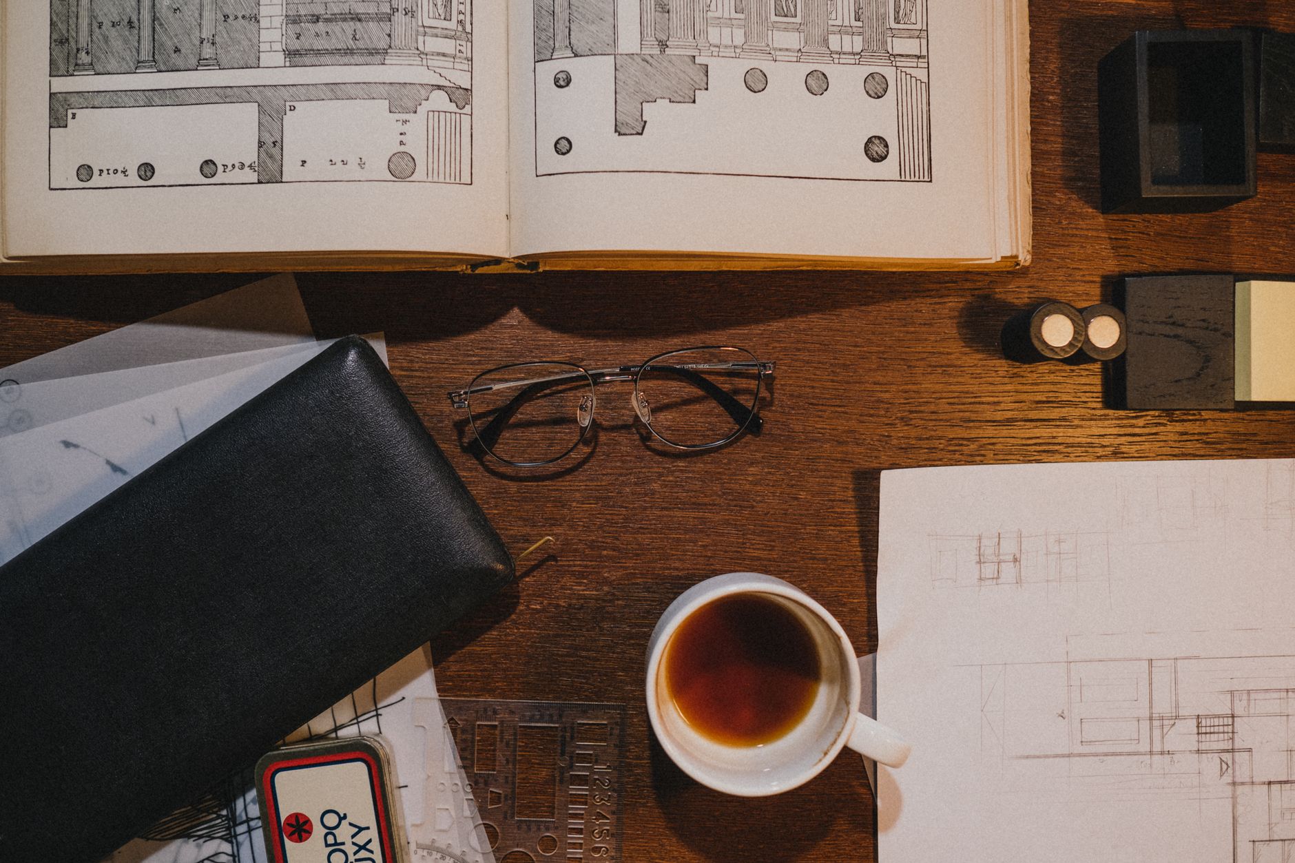 Notes on a desk